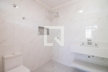 Banheiro de casa para alugar com 2 quartos, 65m² em Vila Nhocuné, São Paulo