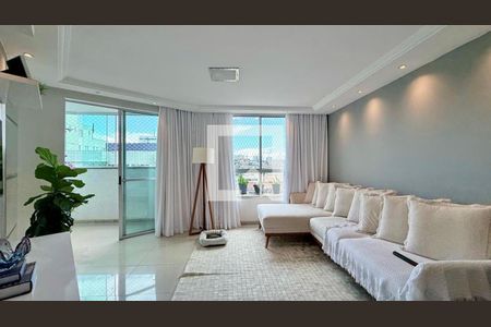 Sala de apartamento à venda com 4 quartos, 105m² em Buritis, Belo Horizonte