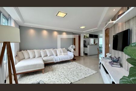 Sala de apartamento à venda com 4 quartos, 105m² em Buritis, Belo Horizonte
