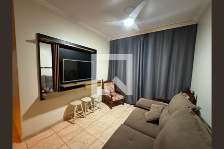 Sala de apartamento para alugar com 3 quartos, 75m² em Jardim Praiano, Guarujá