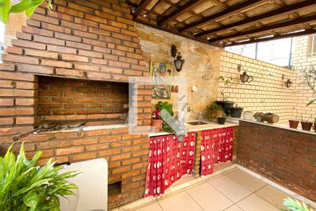 Churrasqueira de apartamento à venda com 3 quartos, 160m² em Alto Barroca, Belo Horizonte