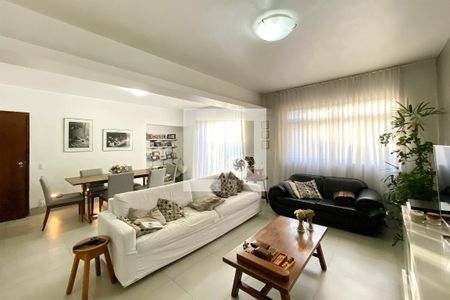 Sala de Estar de apartamento à venda com 3 quartos, 160m² em Alto Barroca, Belo Horizonte