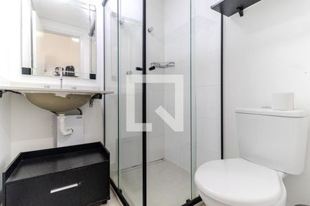 Banheiro de kitnet/studio à venda com 1 quarto, 22m² em Vila Buarque, São Paulo