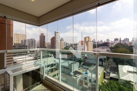 Vista/Varanda de kitnet/studio para alugar com 1 quarto, 33m² em Pinheiros, São Paulo