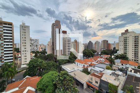 Vista da Varanda  de apartamento à venda com 2 quartos, 76m² em Cambuí, Campinas