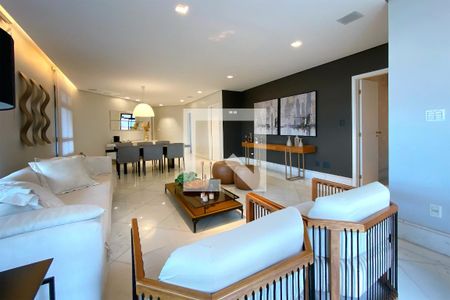 Sala de apartamento à venda com 4 quartos, 195m² em Funcionários, Belo Horizonte