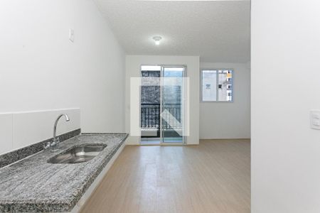 Cozinha de kitnet/studio para alugar com 1 quarto, 24m² em Tatuapé, São Paulo