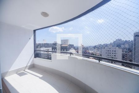 Varanda da Sala de apartamento à venda com 3 quartos, 85m² em Buritis, Belo Horizonte