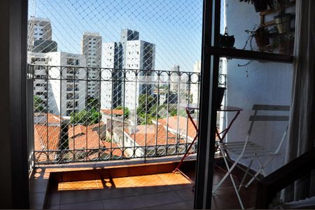 Detalhe - Varanda da Sala e Sala de Jantar de apartamento à venda com 3 quartos, 60m² em Vila Mangalot, São Paulo