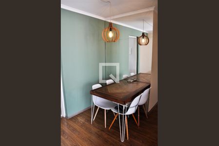 Detalhe - Sala e Sala de Jantar de apartamento à venda com 3 quartos, 60m² em Vila Mangalot, São Paulo