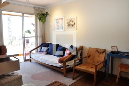 Detalhe - Sala e Sala de Jantar de apartamento à venda com 3 quartos, 60m² em Vila Mangalot, São Paulo