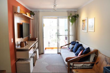 Detalhe - Sala e Sala de Jantar de apartamento à venda com 3 quartos, 60m² em Vila Mangalot, São Paulo