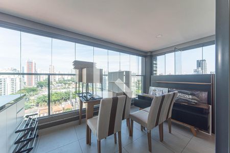 Varanda de apartamento à venda com 2 quartos, 73m² em Brooklin, São Paulo