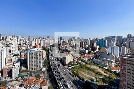 Sala - Vista de apartamento à venda com 1 quarto, 37m² em Bela Vista, São Paulo