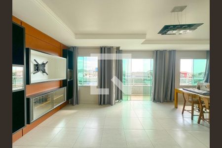 Sala de TV de apartamento para alugar com 1 quarto, 140m² em Ingleses do Rio Vermelho, Florianópolis