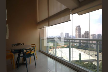 Varanda da Sala de apartamento para alugar com 3 quartos, 156m² em Jardim Fonte do Morumbi, São Paulo