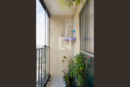 Varanda da Sala  de apartamento à venda com 2 quartos, 56m² em Jardim Norma, São Paulo