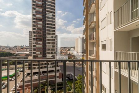 Varanda da Sala vista de apartamento para alugar com 2 quartos, 37m² em Vila Independencia, São Paulo