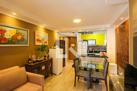 Sala de apartamento à venda com 3 quartos, 75m² em Parque São Lucas, São Paulo