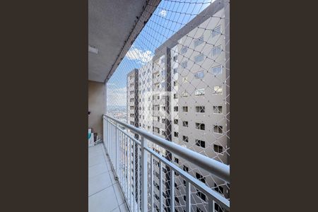 Varanda da Sala de apartamento à venda com 1 quarto, 34m² em Belenzinho, São Paulo