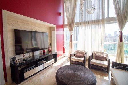 Sala de apartamento à venda com 3 quartos, 210m² em Cidade Monções, São Paulo