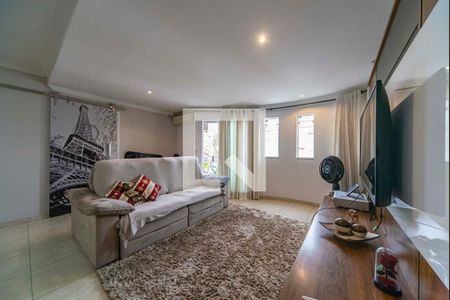 Sala de casa à venda com 3 quartos, 189m² em Vila Alzira, Santo André