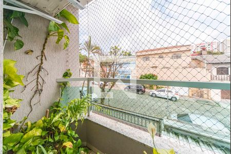 Varanda da Sala de casa à venda com 3 quartos, 189m² em Vila Alzira, Santo André