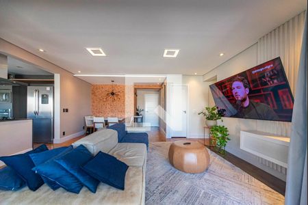 Sala de apartamento à venda com 3 quartos, 128m² em Vila Assunção, Santo André