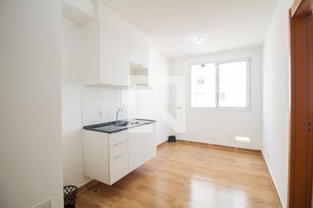 Sala/Cozinha de apartamento para alugar com 1 quarto, 24m² em Belenzinho, São Paulo