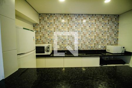 Área comum - Salão de festas de apartamento para alugar com 2 quartos, 85m² em Guilhermina, Praia Grande