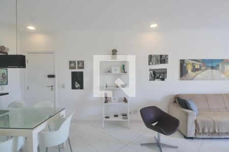Sala de apartamento para alugar com 2 quartos, 85m² em Barra Funda, Guarujá