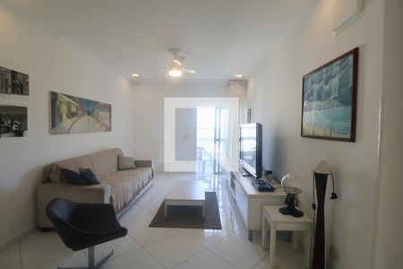 Sala de apartamento para alugar com 2 quartos, 85m² em Barra Funda, Guarujá