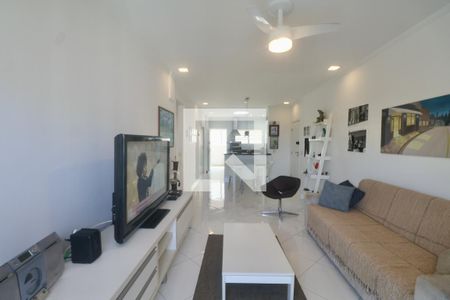 Sala de apartamento para alugar com 2 quartos, 85m² em Barra Funda, Guarujá