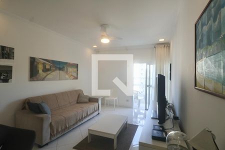 Sala de apartamento para alugar com 2 quartos, 85m² em Barra Funda, Guarujá