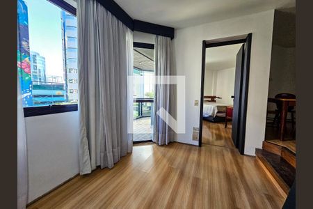 Sala de apartamento para alugar com 1 quarto, 46m² em Brooklin Novo, São Paulo