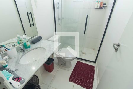 Banheiro da Suíte de apartamento à venda com 2 quartos, 55m² em Ipiranga, São Paulo