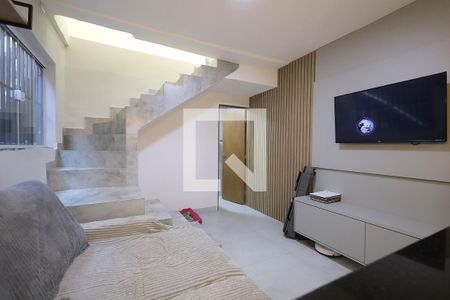 Sala de casa à venda com 2 quartos, 95m² em Jardim Alvorada, Santo André