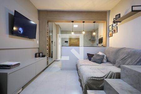 Sala de casa à venda com 2 quartos, 95m² em Jardim Alvorada, Santo André