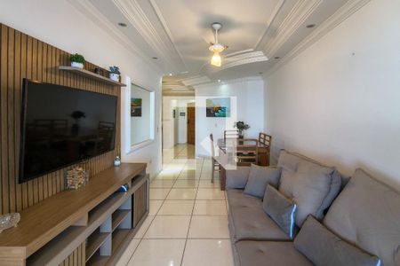 Sala de apartamento para alugar com 3 quartos, 109m² em Maracanã, Praia Grande