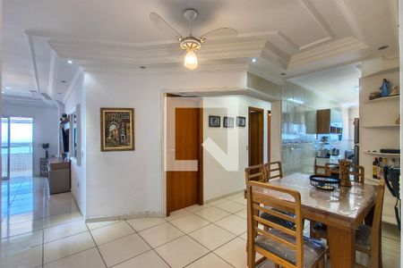 Sala de apartamento para alugar com 3 quartos, 109m² em Maracanã, Praia Grande