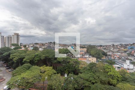 Vista da sala  de apartamento à venda com 2 quartos, 72m² em Jardim Prudência, Diadema