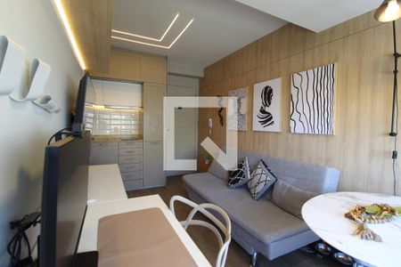 Sala de apartamento para alugar com 2 quartos, 40m² em Moema, São Paulo