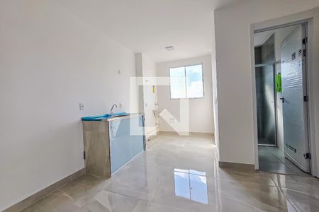 Sala e Cozinha de apartamento à venda com 2 quartos, 38m² em Parque das Nações , Santo André