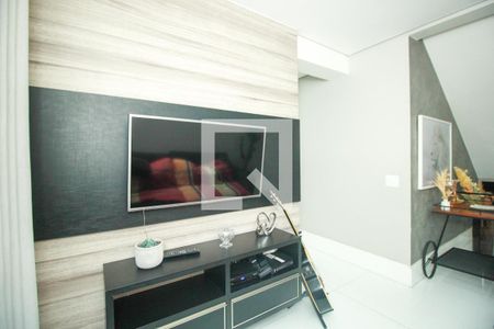 Sala de TV de apartamento à venda com 2 quartos, 228m² em Centro, Santo André