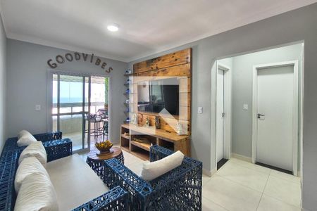 Sala de apartamento para alugar com 2 quartos, 87m² em Vila Balnearia, Praia Grande