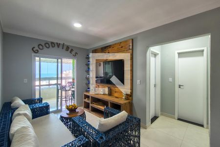 Sala de apartamento para alugar com 2 quartos, 87m² em Vila Balnearia, Praia Grande