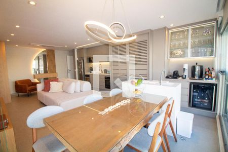 Sala de Jantar de apartamento à venda com 2 quartos, 77m² em Campo Belo, São Paulo