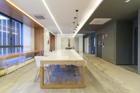 Área comum de kitnet/studio à venda com 1 quarto, 30m² em Brooklin, São Paulo
