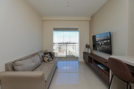 Sala de apartamento à venda com 2 quartos, 56m² em Jardim Henriqueta, Taboão da Serra