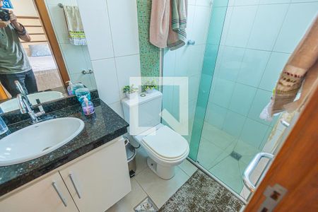 suite de apartamento à venda com 3 quartos, 99m² em Castelo, Belo Horizonte